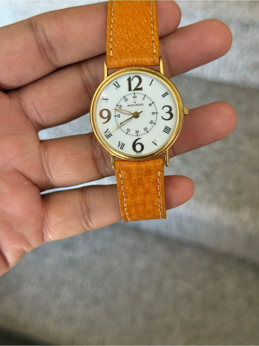 Movado elegant wristwatch